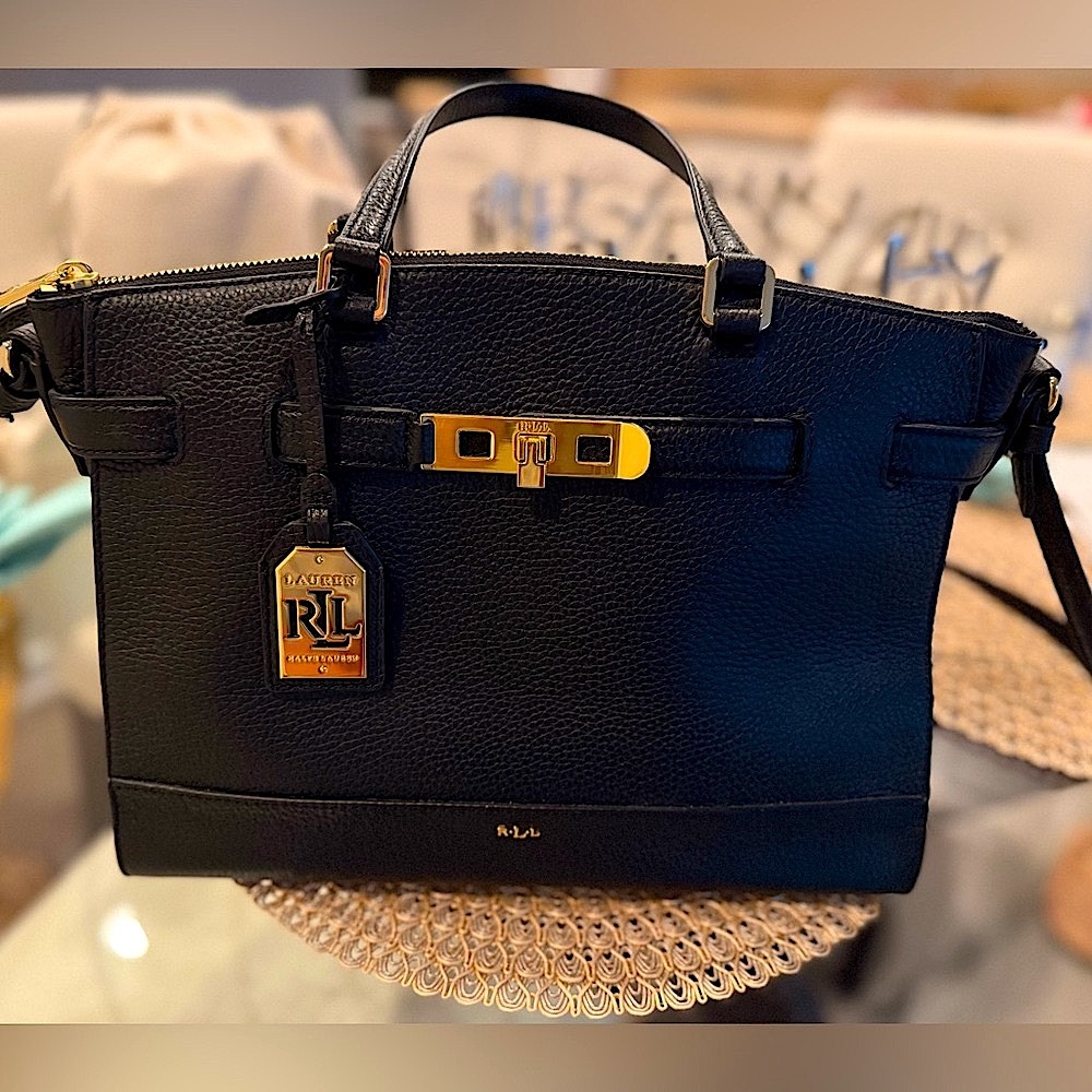 Ralph Lauren Pebbled Leather Bag 🖤